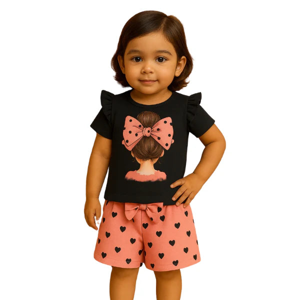 Baby & Kids 2pcs Printed T-shirt & Full Pant
