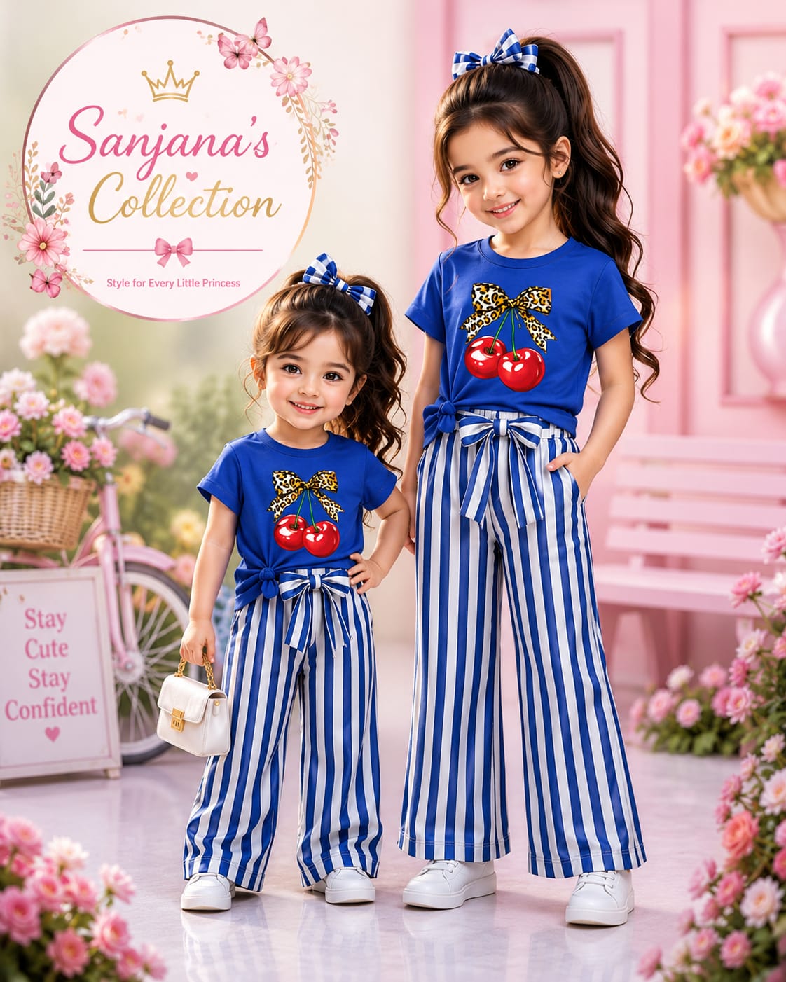 Baby & Kids 2pcs Printed T-shirt & Full Pant (Copy)