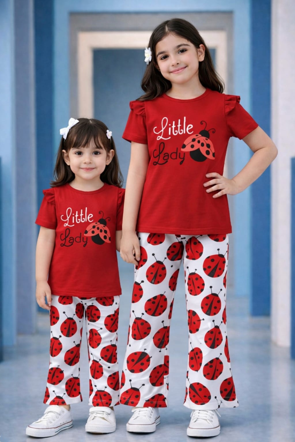 Baby & Kids 2pcs Printed T-shirt & Full Pant