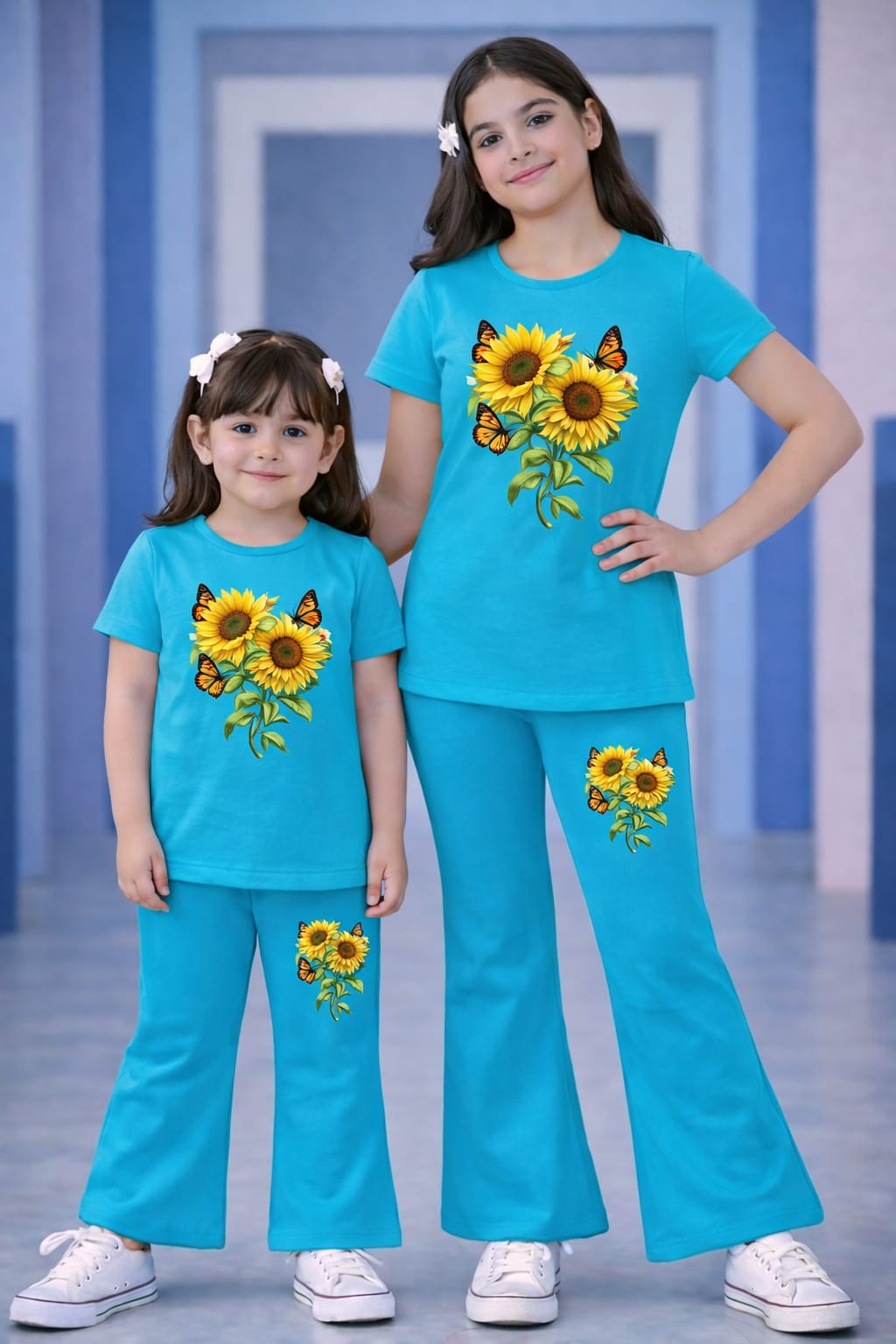 Baby & Kids 2pcs Printed T-shirt & Full Pant