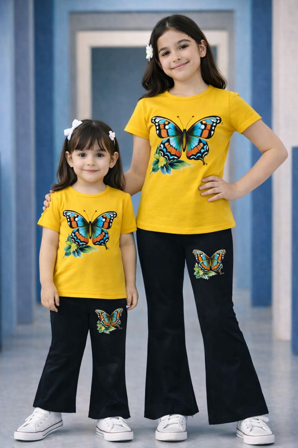 Baby & Kids 2pcs Printed T-shirt & Full Pant