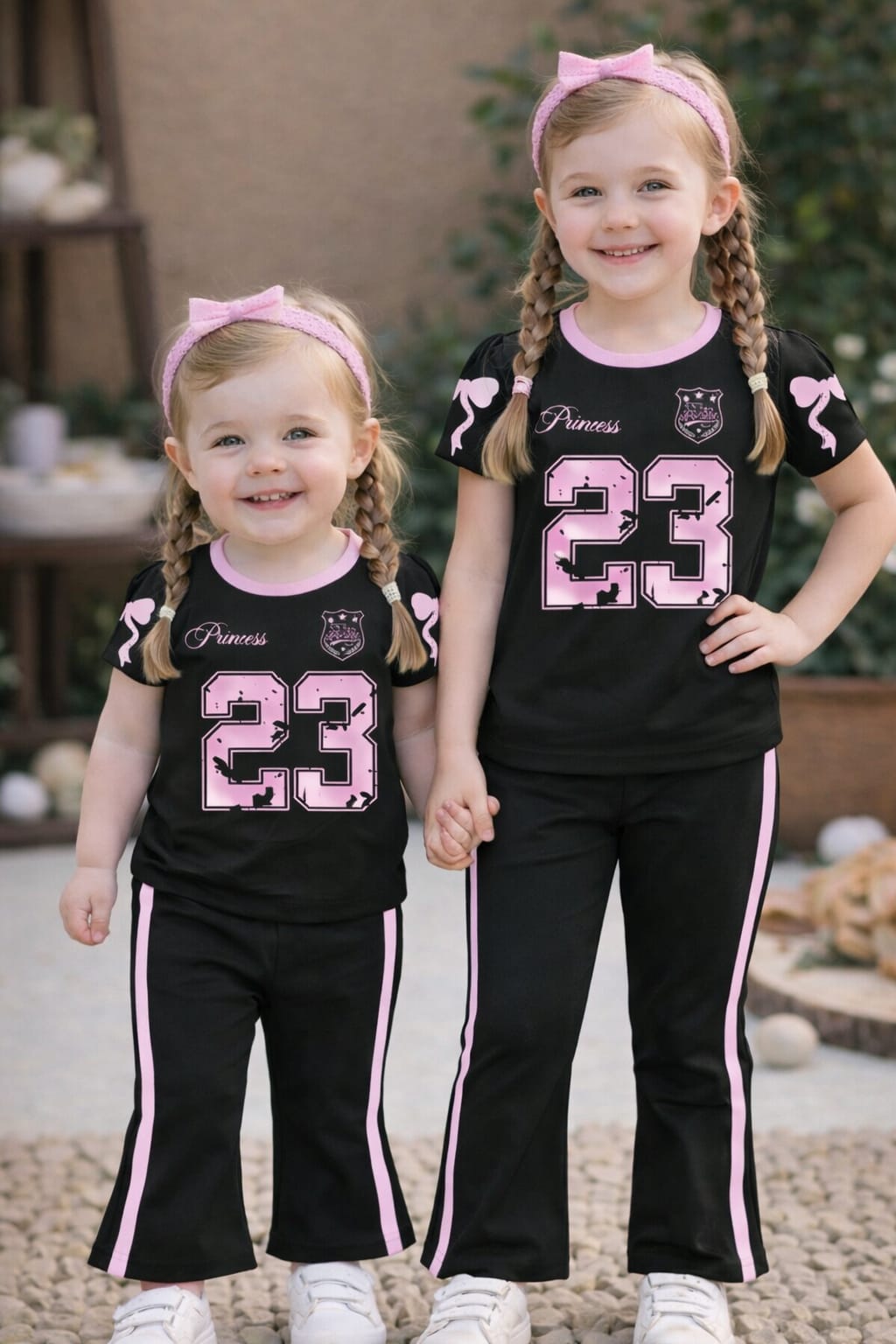 Baby & Kids 2pcs Printed T-shirt & Full Pant