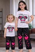 Baby & Kids 2pcs Printed T-shirt & Full Pant