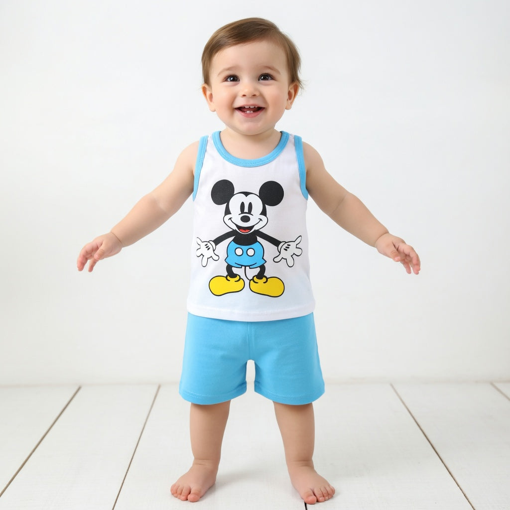 Baby & Kids 2pcs Printed T-shirt & Full Pant