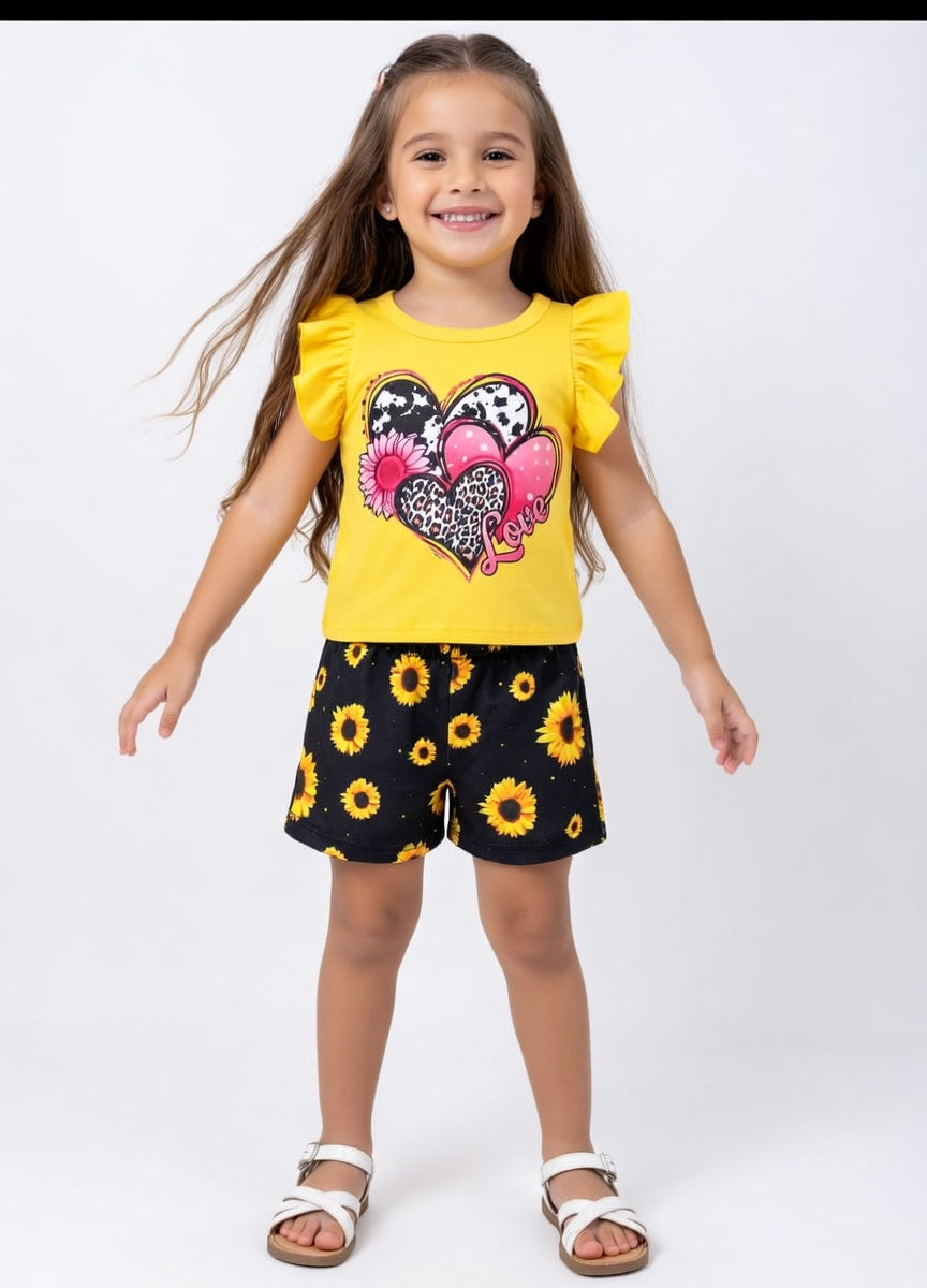 Baby & Kids 2pcs Printed T-shirt & Full Pant