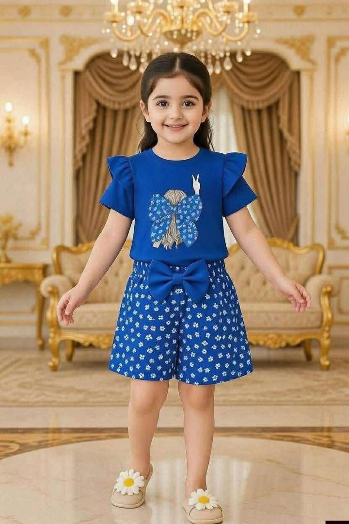 Baby & Kids 2pcs Printed T-shirt & Full Pant