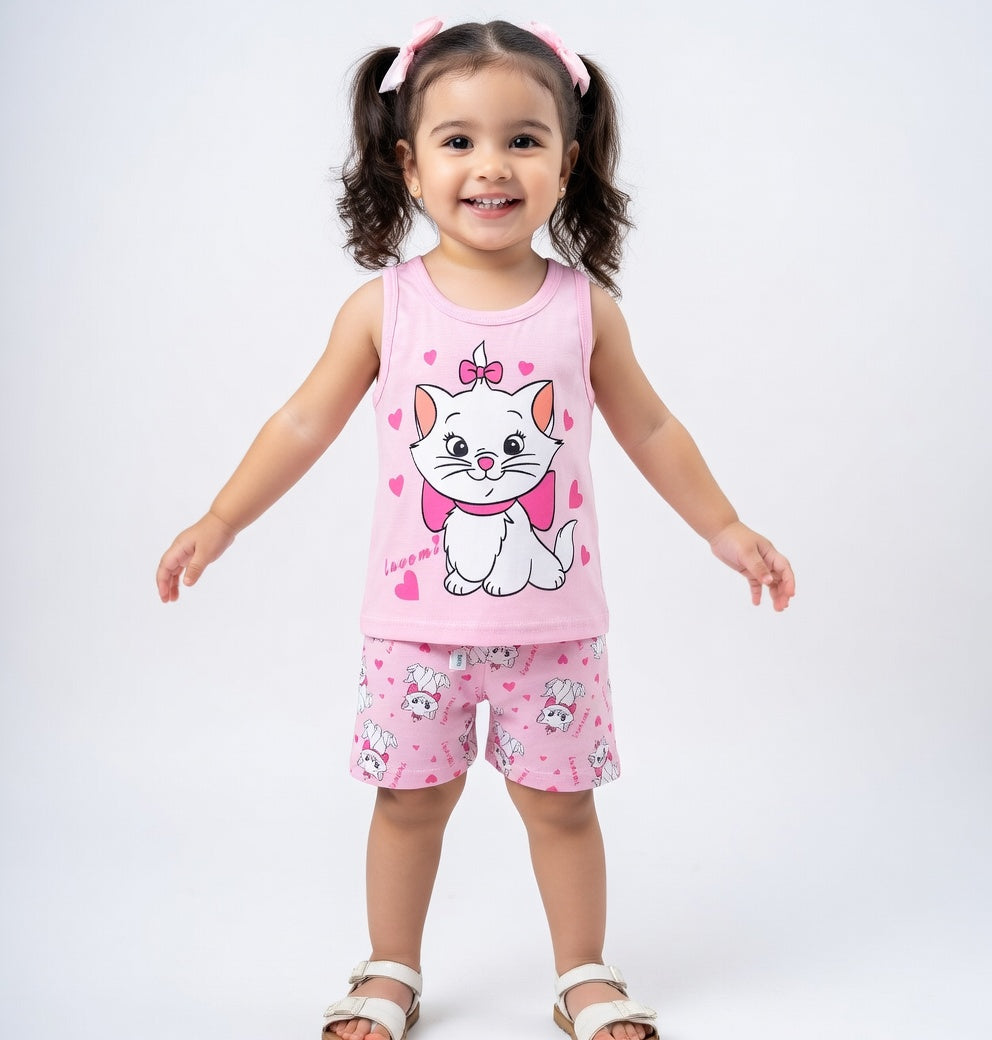 Baby & Kids 2pcs Printed T-shirt & Full Pant
