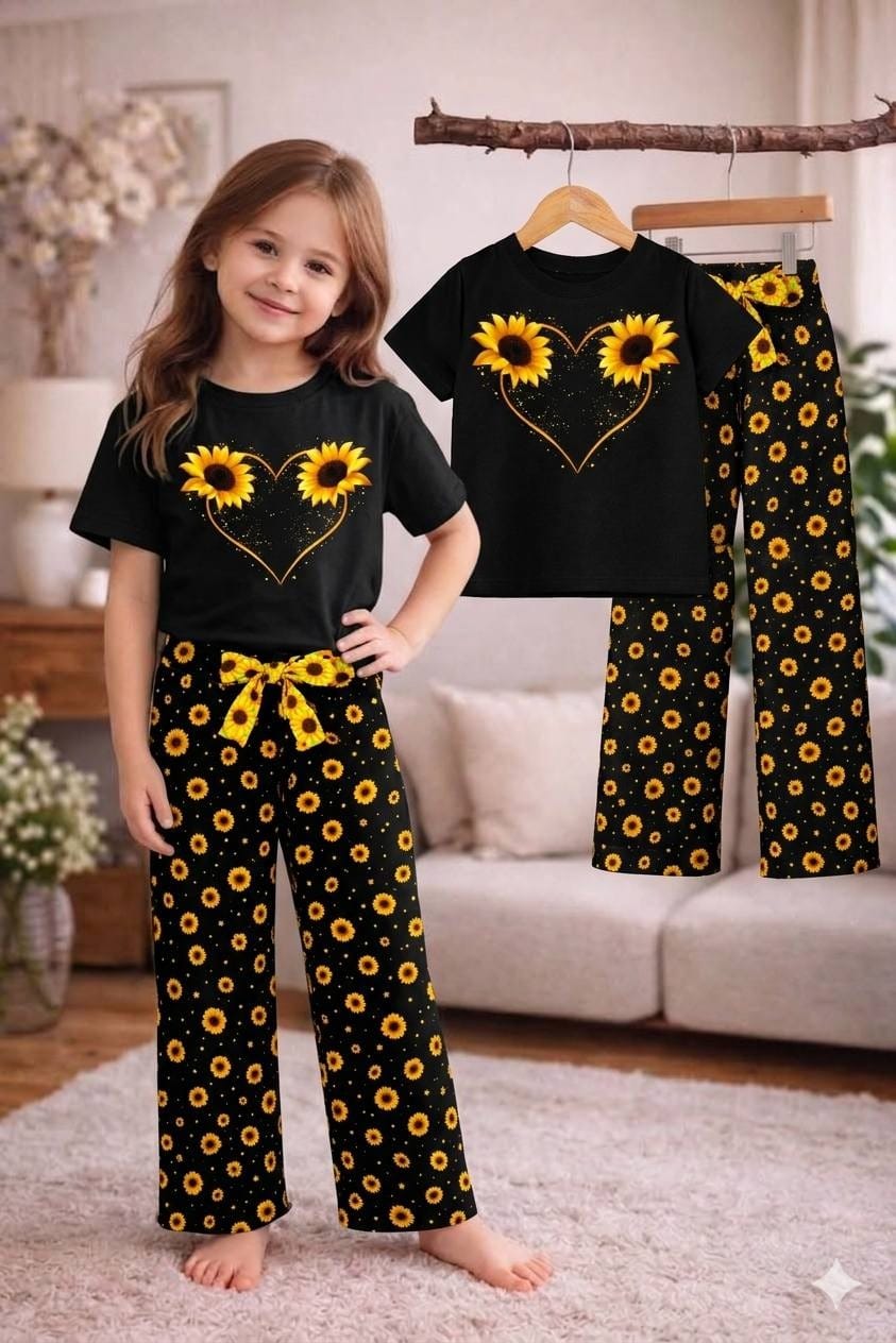 Sun black 2pcs T-shirt & Full Pant (Copy)