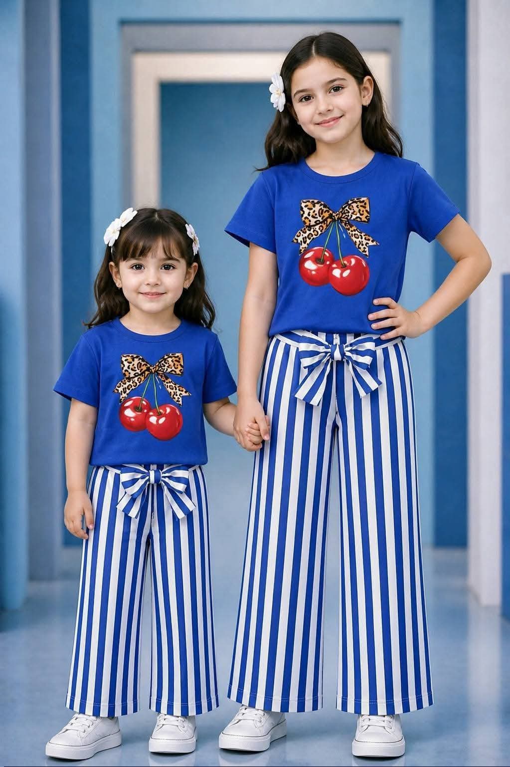 Baby bulu step  2pcsT-shirt & Full Pant