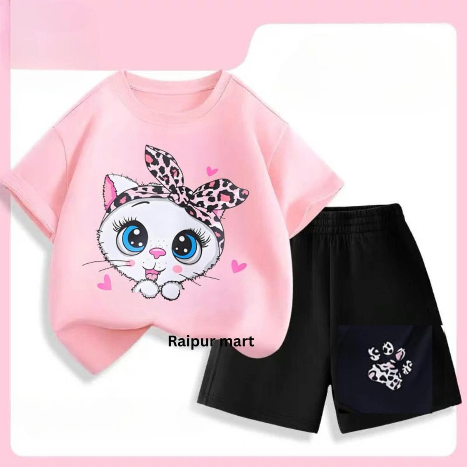 Baby & Kids 2pcs Printed T-shirt & Full Pant