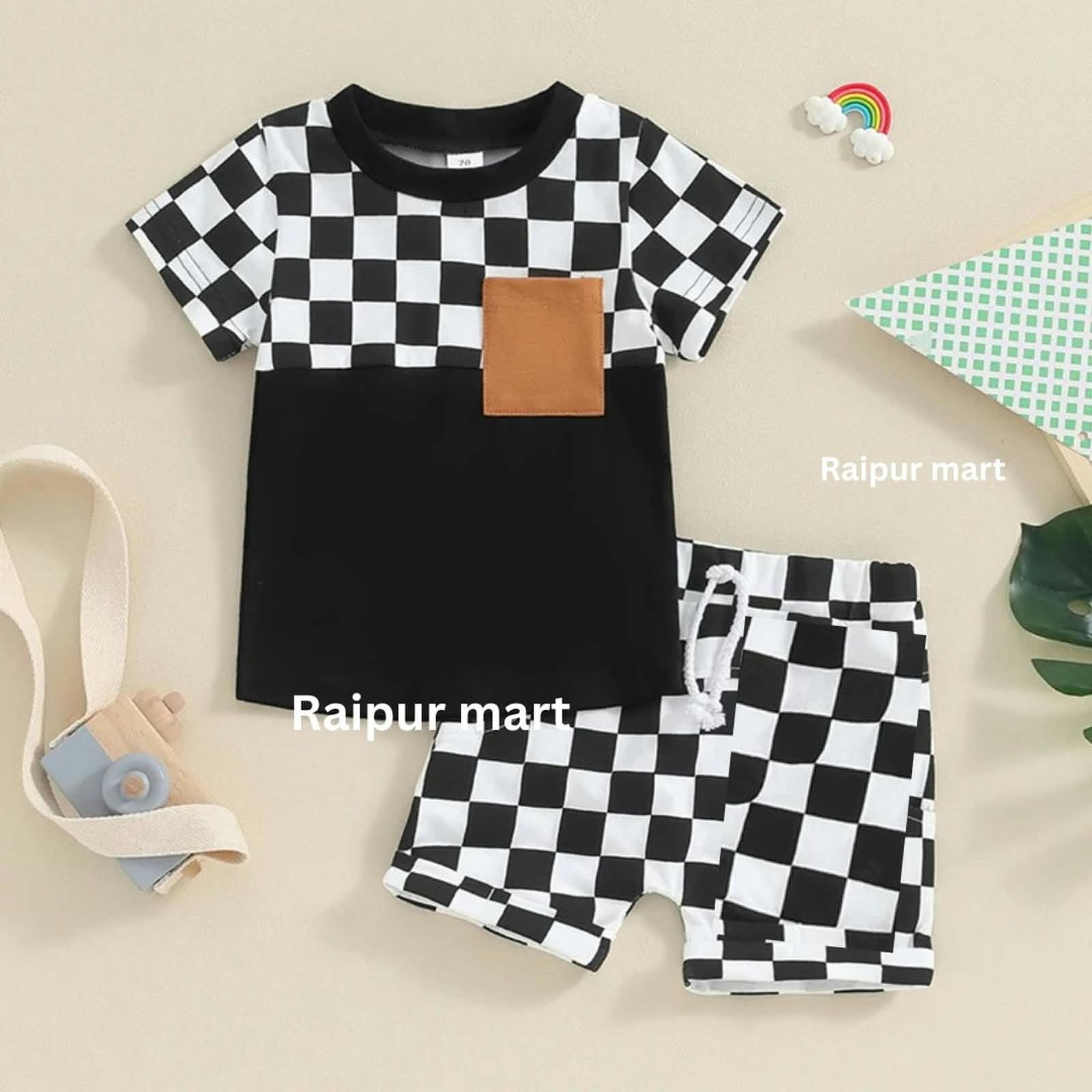 Baby & Kids 2pcs Printed T-shirt & Full Pant