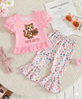 Baby & Kids 2pcs Printed T-shirt & Full Pant
